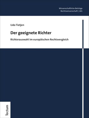 cover image of Der geeignete Richter